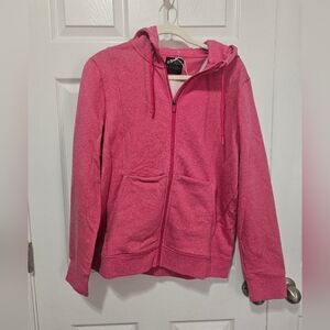 FIGS NWT Full Zip On Shift Hoodie Pink L